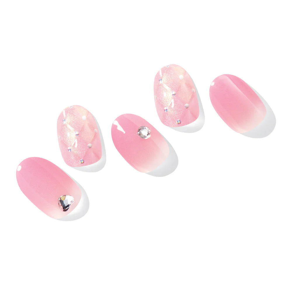 N Quilting Pink Jel Tırnak 30 Adet, 2 Kullanım