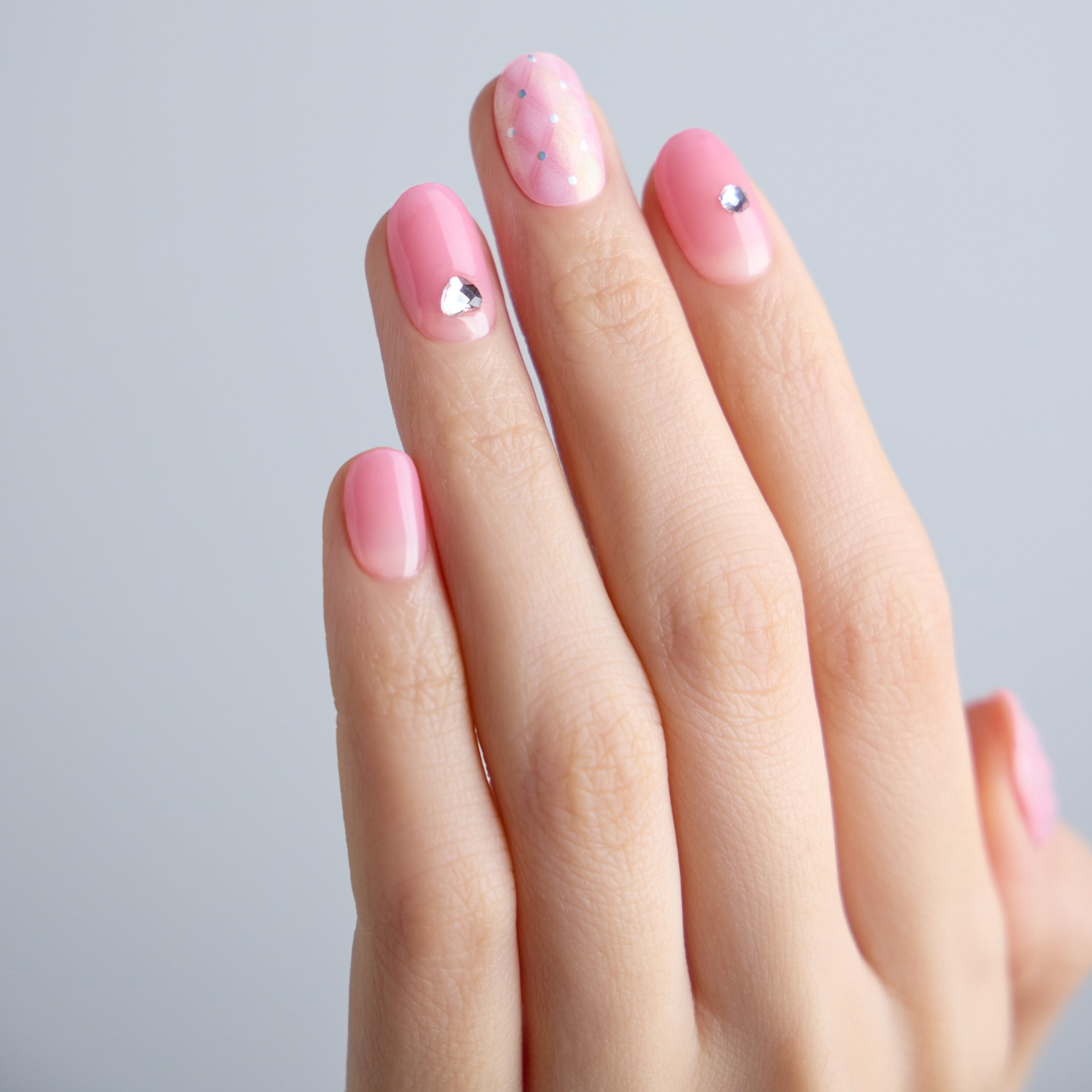 N Quilting Pink Jel Tırnak 30 Adet, 2 Kullanım