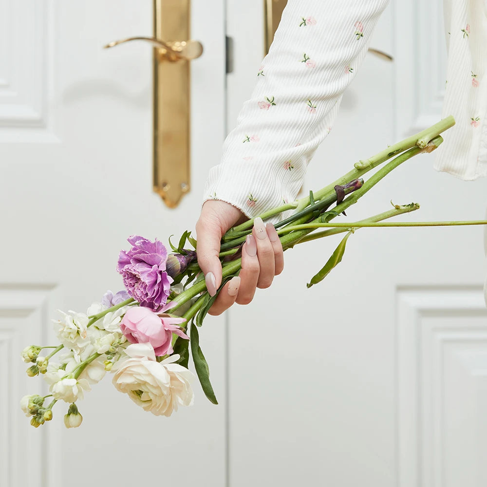 N Floral Serenity Jel Tırnak 30 Adet, 2 Kullanım