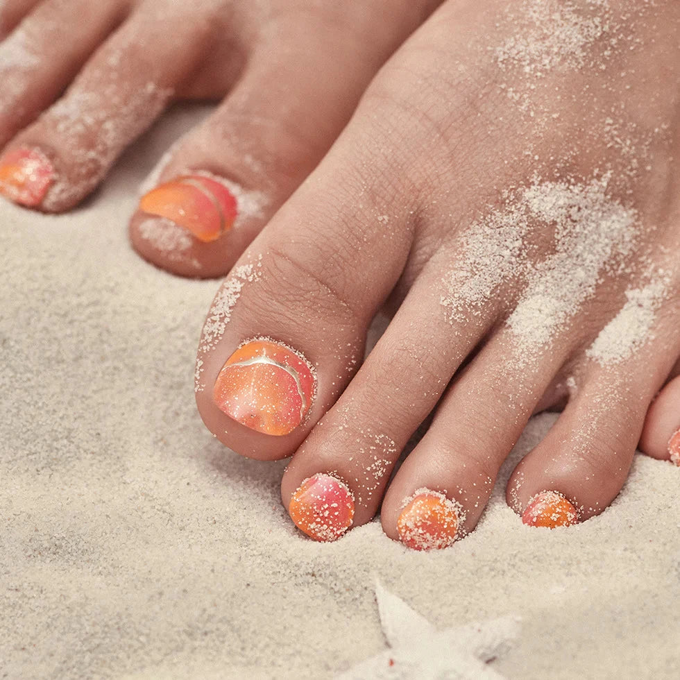 P Orange Beach Jel Tırnak 32 Adet, 2 Kullanım