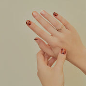 N Amber French Jel Tırnak 30 Adet, 2 Kullanım