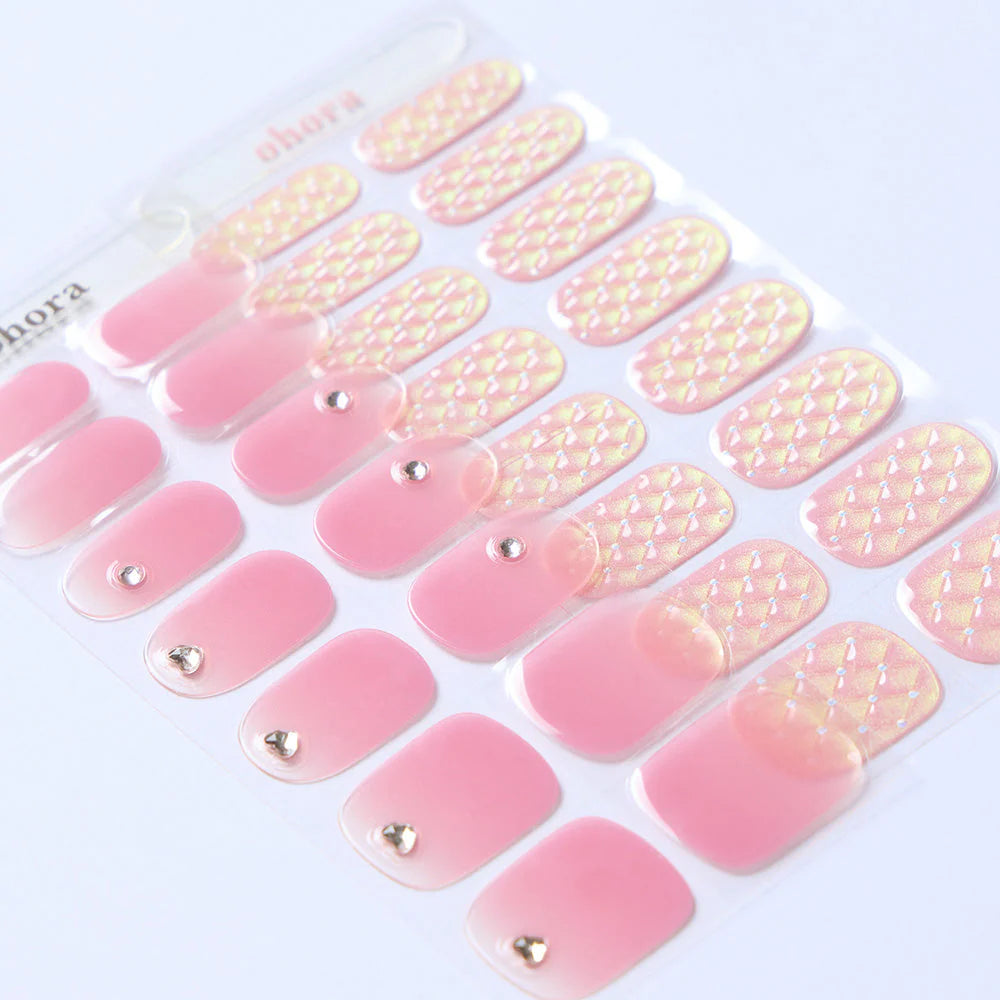 N Quilting Pink Jel Tırnak 30 Adet, 2 Kullanım