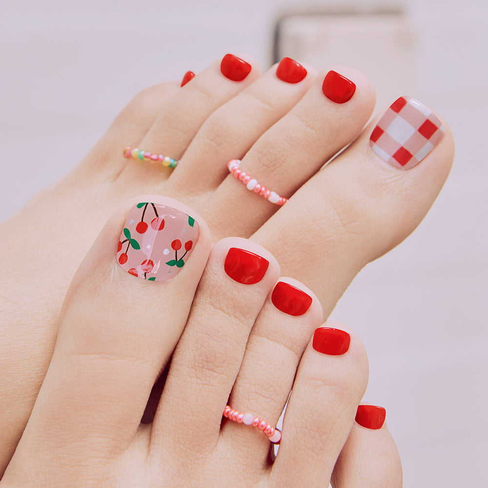 P Cherry Crush Jel Tırnak 32 Adet, 2 Kullanım