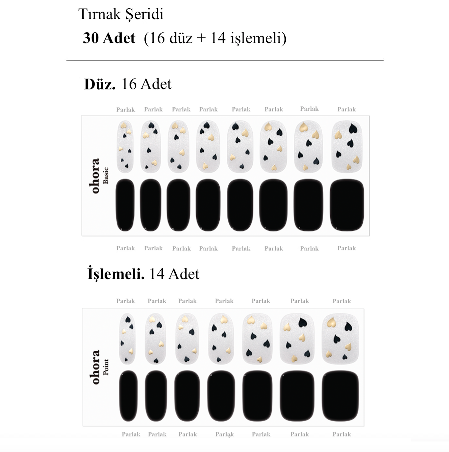 N Date Night Jel Tırnak 30 Adet, 2 Kullanım