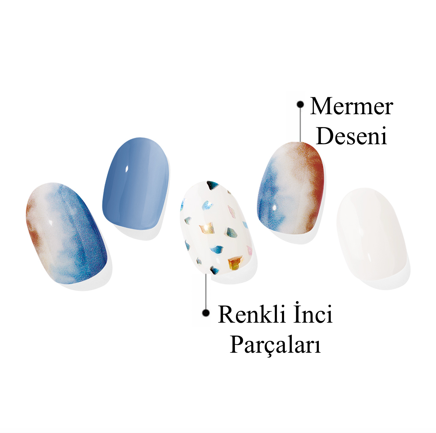 N Beachside Jel Tırnak 30 Adet, 2 Kullanım