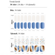 N Beachside Jel Tırnak 30 Adet, 2 Kullanım