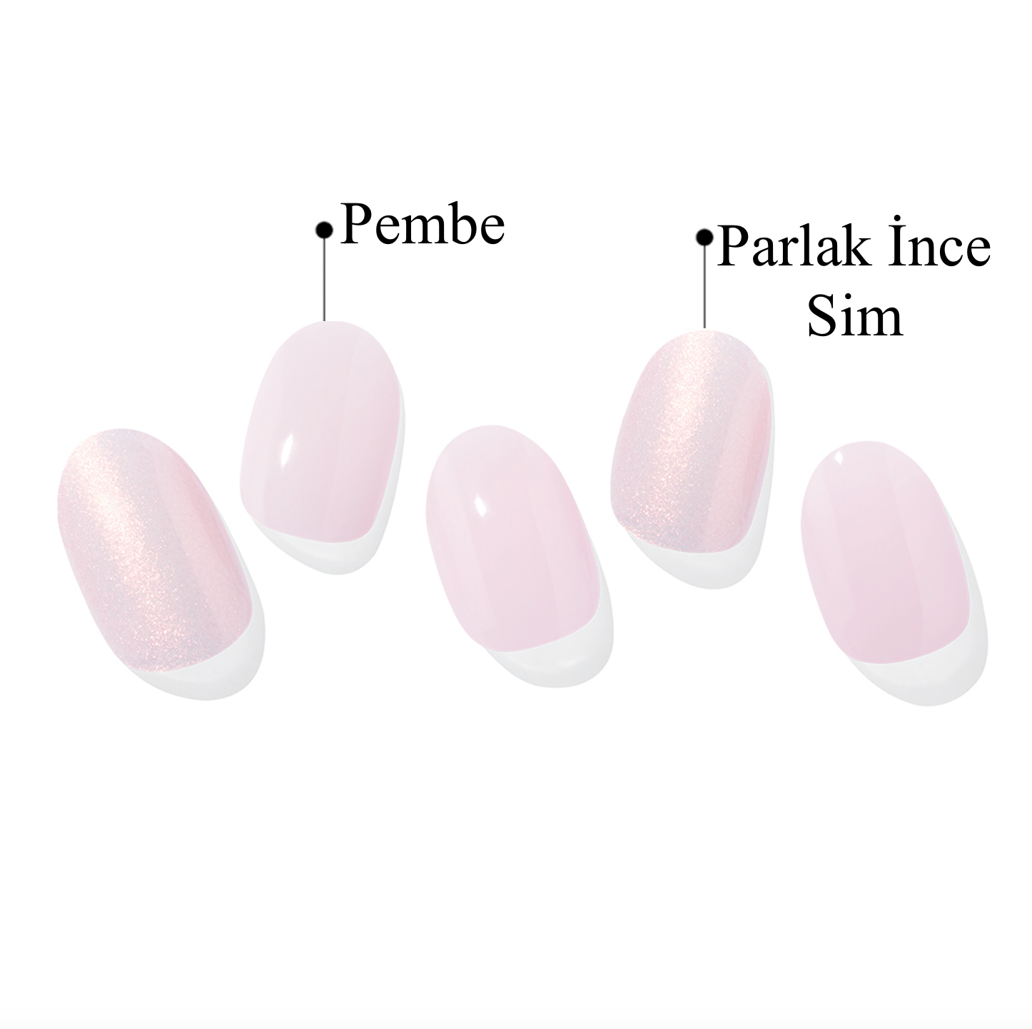 N Glazed Petal Jel Tırnak 30 Adet, 2 Kullanım