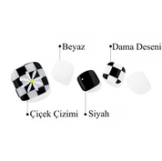 P Checkmate Jel Tırnak 30 Adet, 2 Kullanım