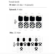 P Checkmate Jel Tırnak 30 Adet, 2 Kullanım