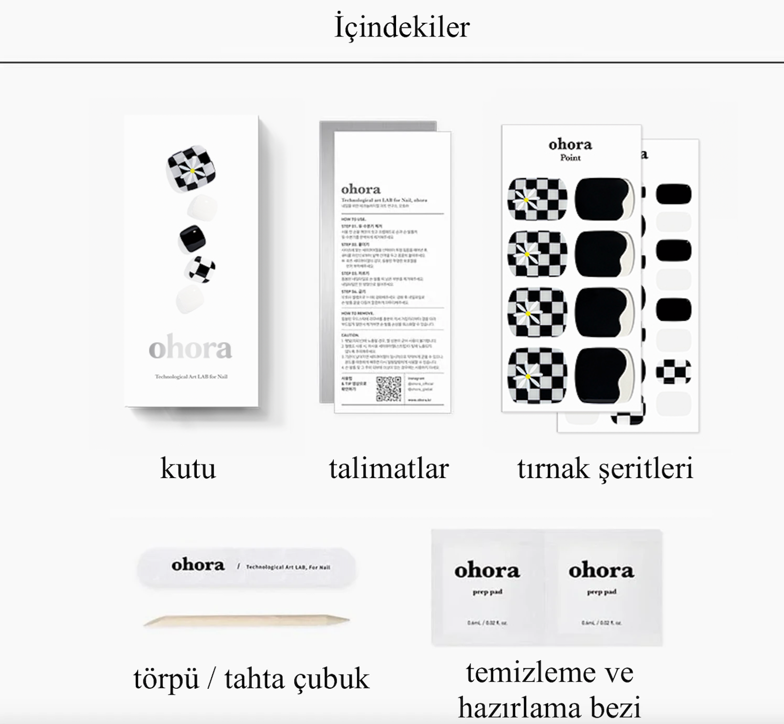 P Checkmate Jel Tırnak 30 Adet, 2 Kullanım