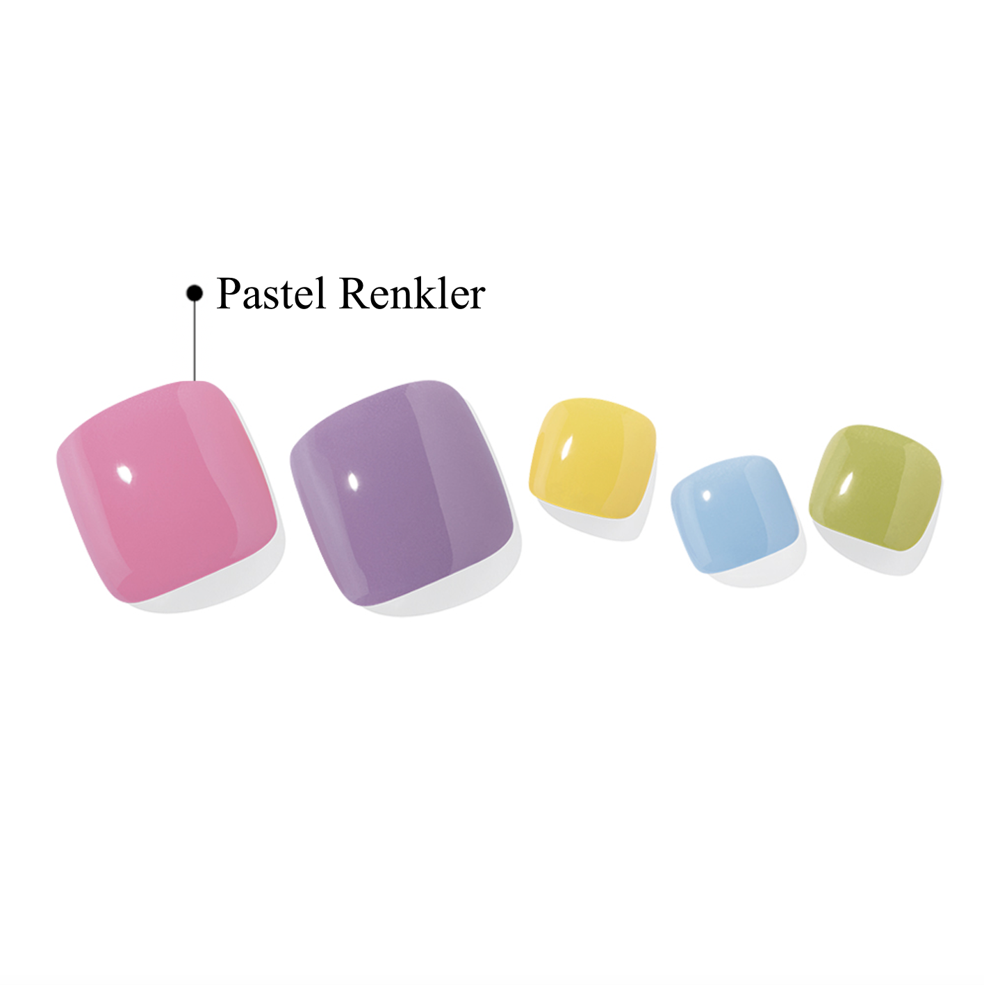 P Sweet Jel Tırnak 32 Adet, 2 Kullanım