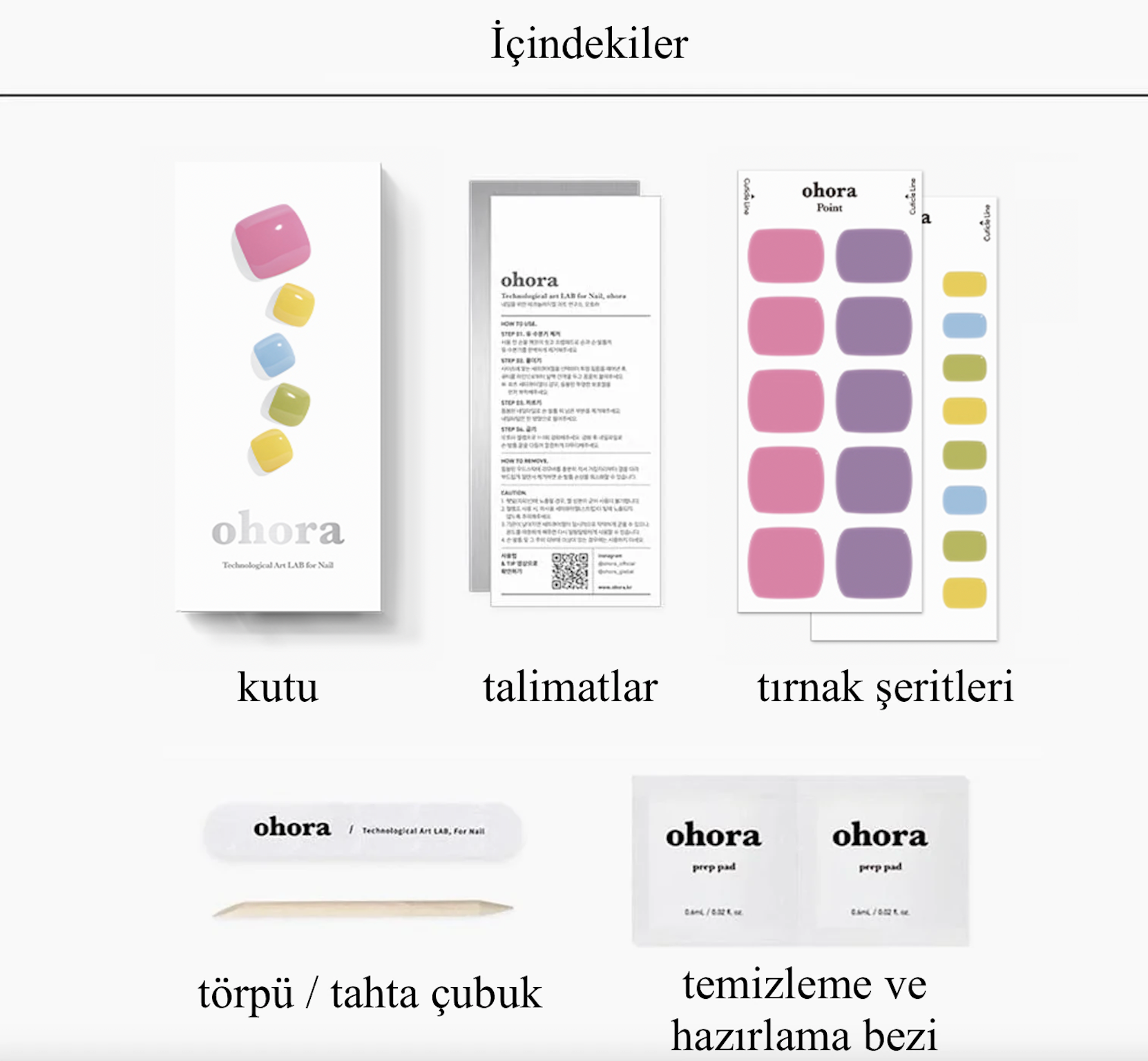 P Sweet Jel Tırnak 32 Adet, 2 Kullanım