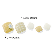 P Flower Picnic Jel Tırnak 30 Adet, 2 Kullanım