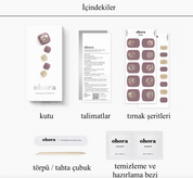 P Shine Blossom Jel Tırnak 32 Adet, 2 Kullanım