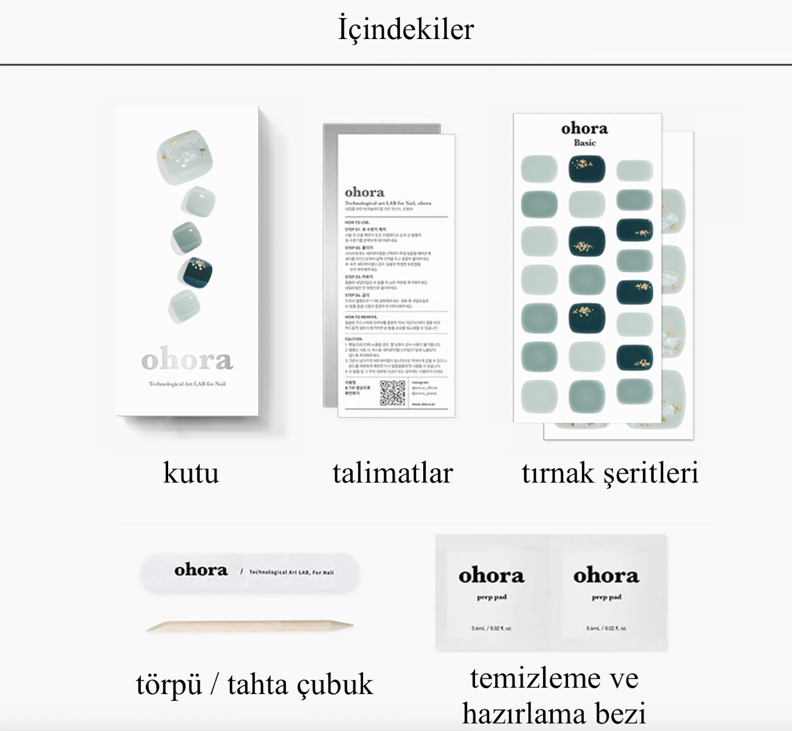 P Cloud Wave Jel Tırnak 30 Adet, 2 Kullanım