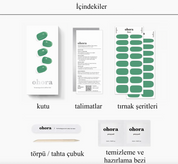 N Tint Jade Jel Tırnak 30 Adet, 2 Kullanım