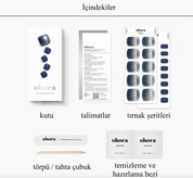 P Capri Blue Jel Tırnak 32 Adet, 2 Kullanım