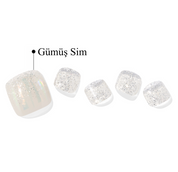 P Silver Wave Jel Tırnak 30 Adet, 2 Kullanım