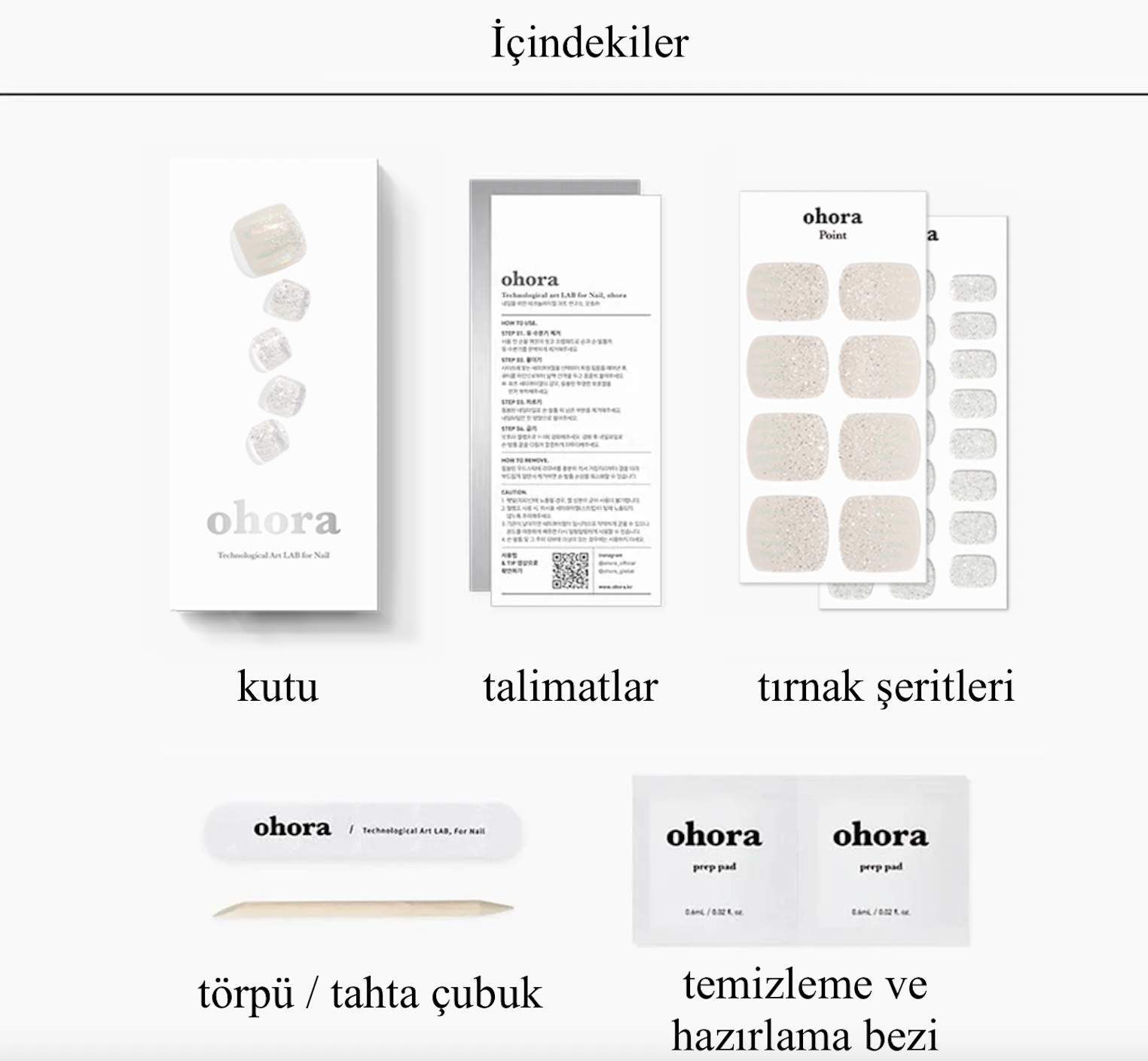 P Silver Wave Jel Tırnak 30 Adet, 2 Kullanım