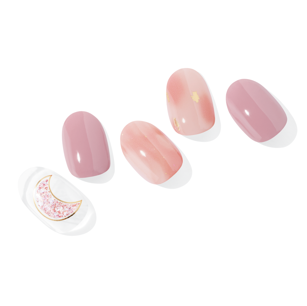 N Rose Moon Jel Tırnak 30 Adet, 2 Kullanım