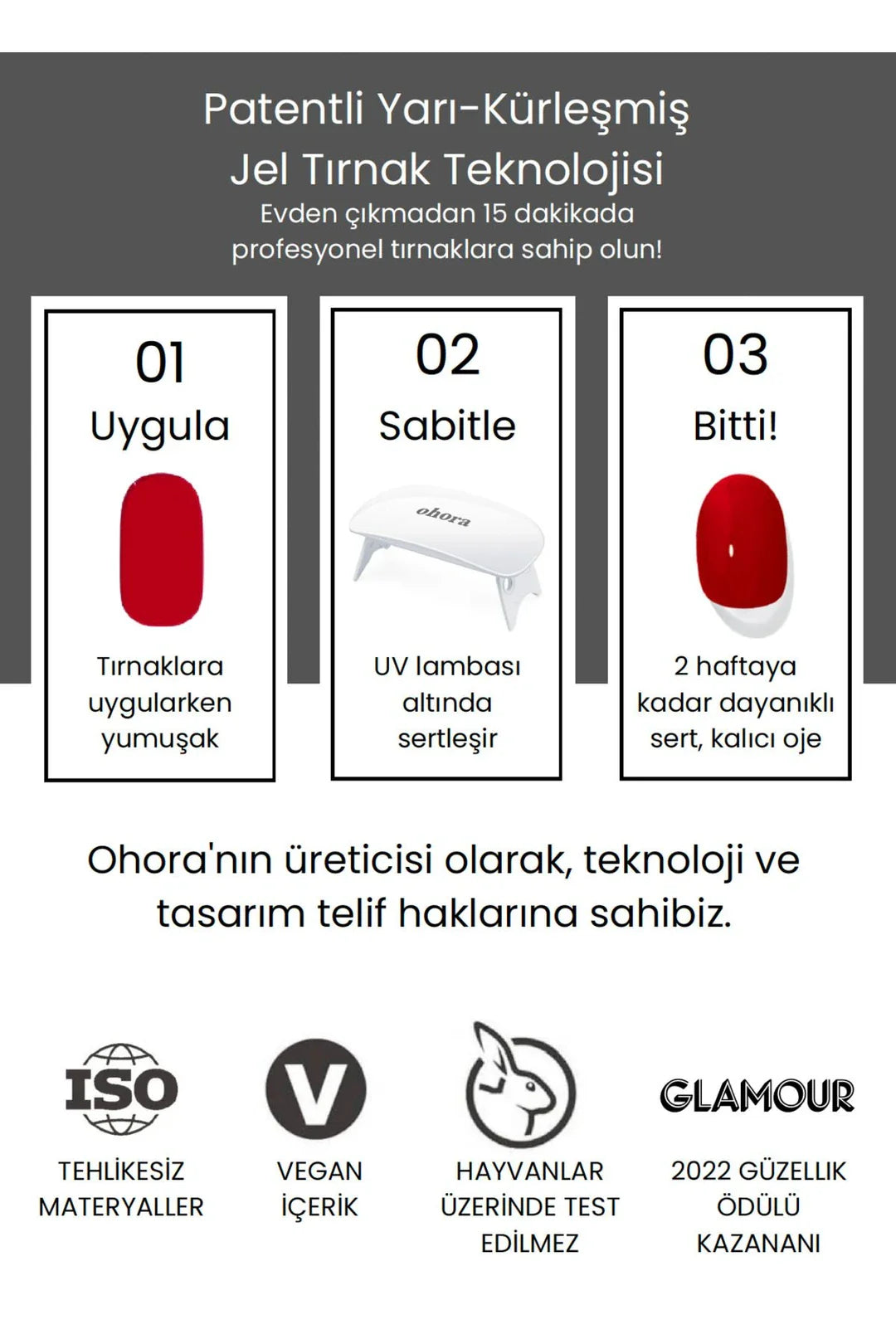 Başlangıç Seti N Cream Light 30 Adet 2 Kullanım + Uv Lambası