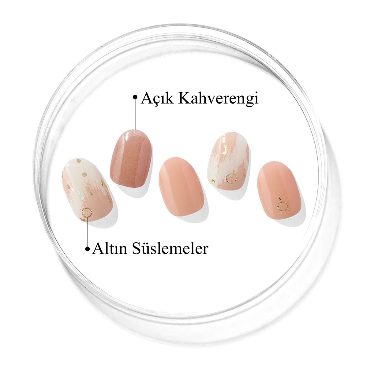 N Almond Blossom Jel Tırnak 30 Adet 2 Kullanım