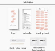 N Apricot Jel Tırnak 30 Adet 2 Kullanım