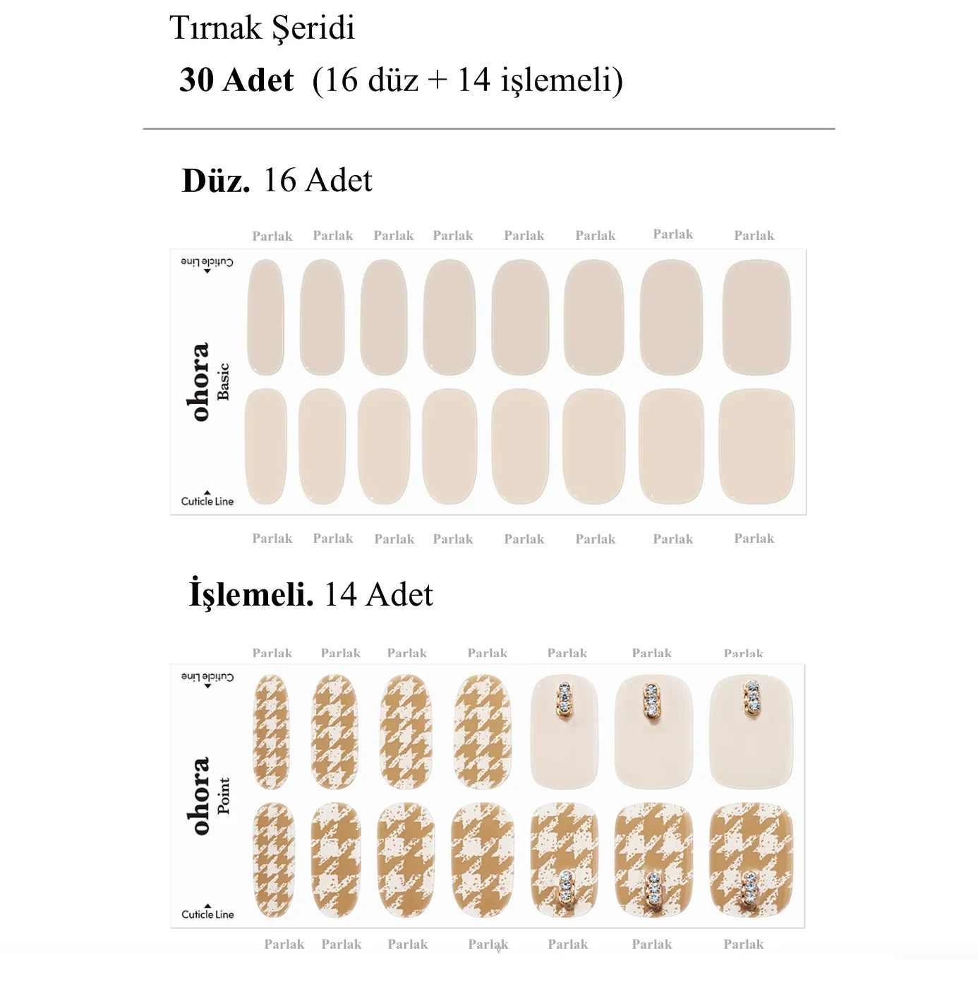 N Attitude Jel Tırnak 30 Adet 2 Kullanım