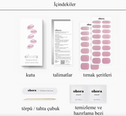 N Baby Pink Chrome Jel Tırnak 30 Adet 2 Kullanım