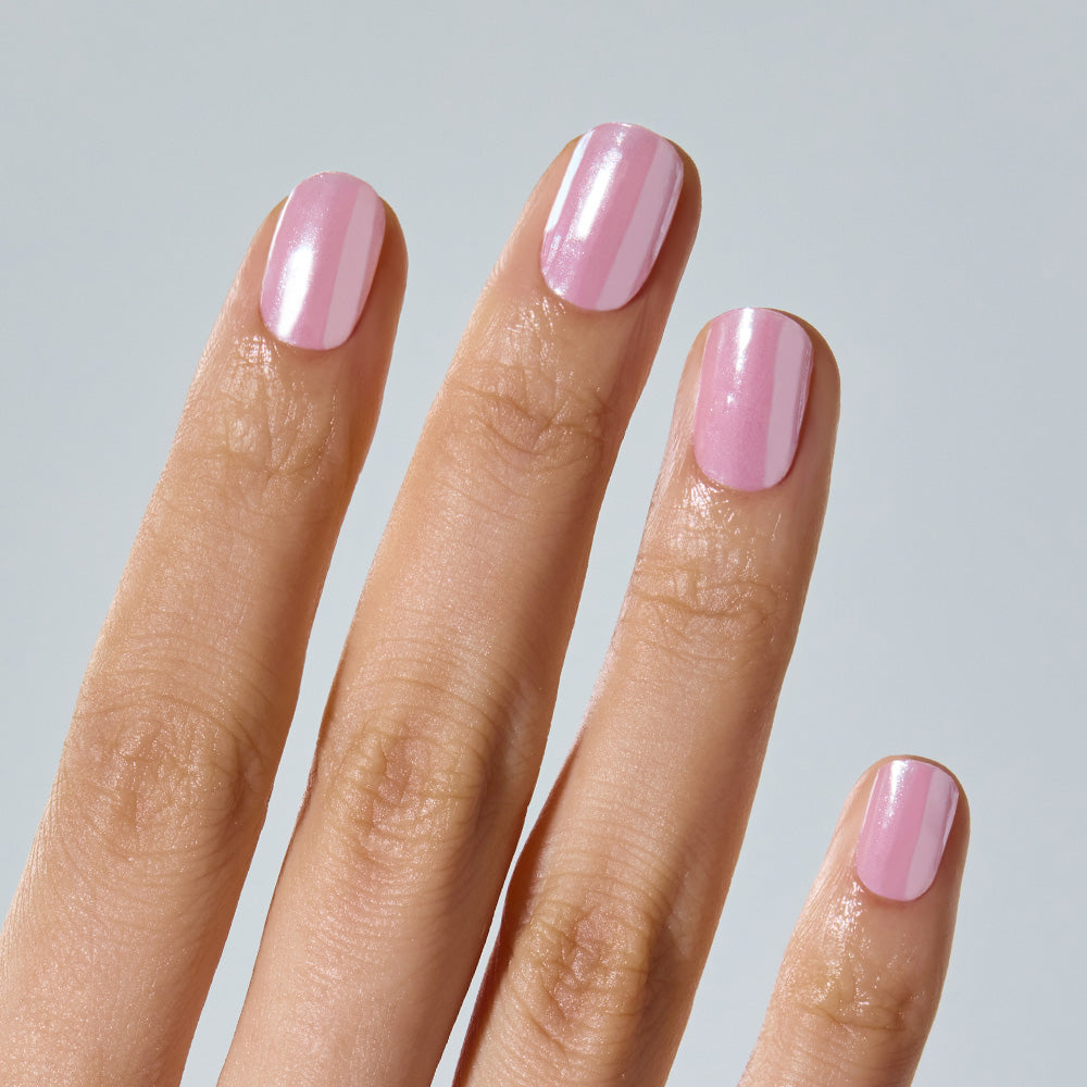 N Baby Pink Chrome Jel Tırnak 30 Adet 2 Kullanım