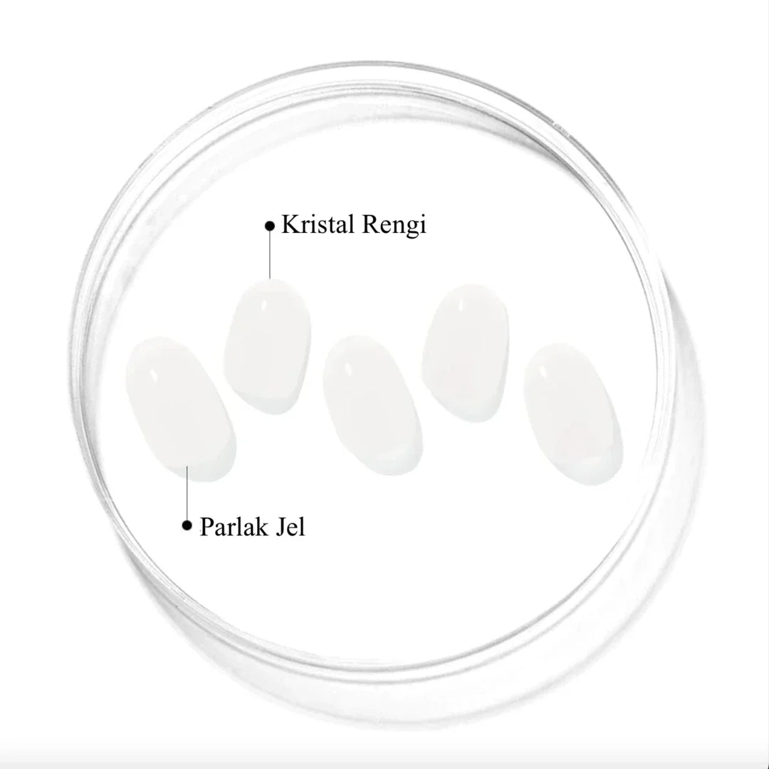 N Bare Crystal Jel Tırnak 30 Adet 2 Kullanım