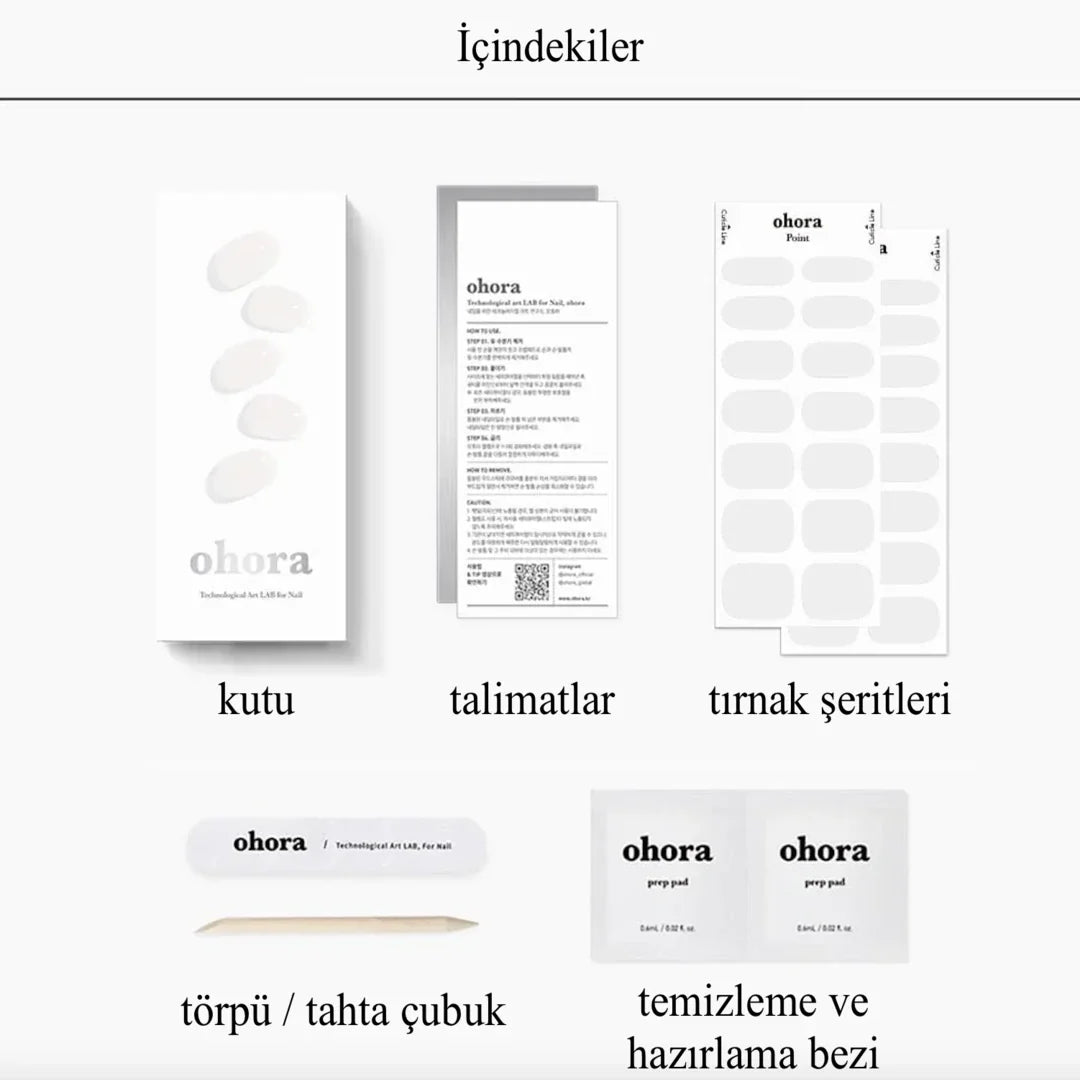 N Bare Crystal Jel Tırnak 30 Adet 2 Kullanım