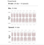N Basic Nails no.3 Jel Tırnak 30 Adet 2 Kullanım