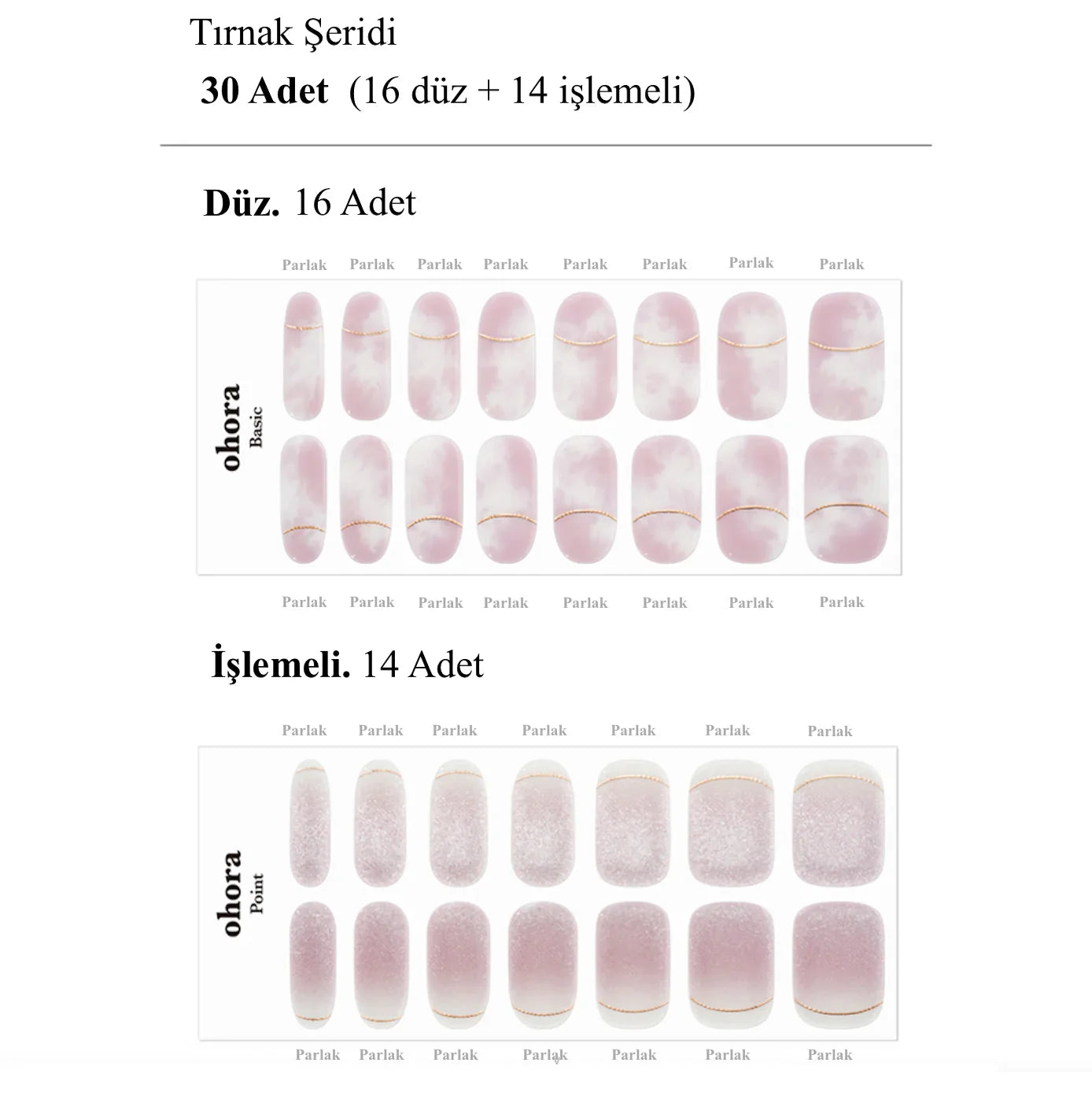 N Blooming Mauve Jel Tırnak 30 Adet 2 Kullanım