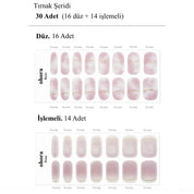 N Blooming Mauve Jel Tırnak 30 Adet 2 Kullanım