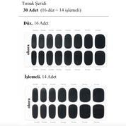 N Boba Chrome Jel Tırnak 30 Adet 2 Kullanım
