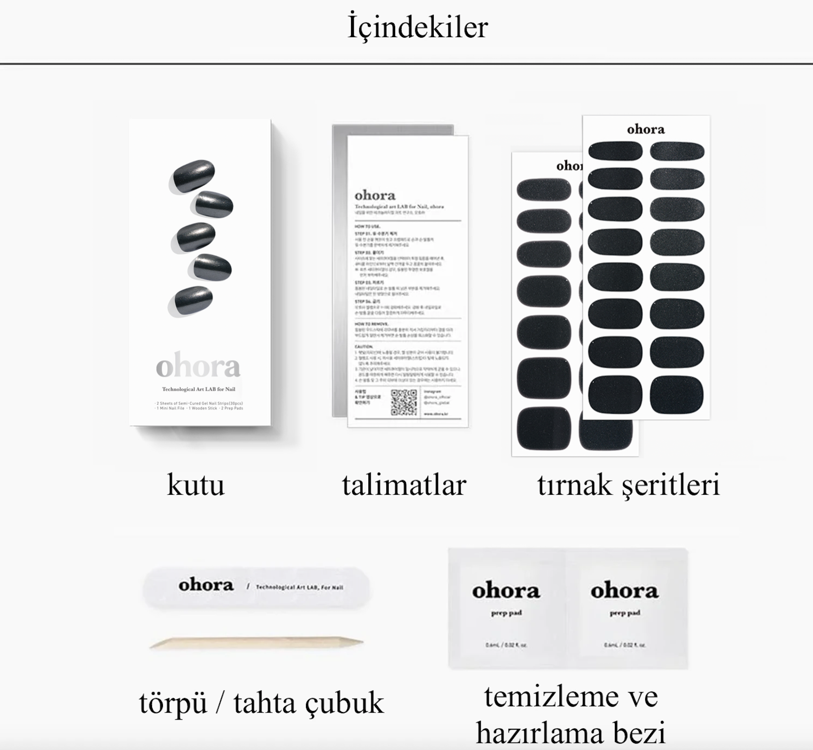 N Boba Chrome Jel Tırnak 30 Adet 2 Kullanım