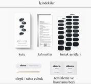 N Boba Chrome Jel Tırnak 30 Adet 2 Kullanım