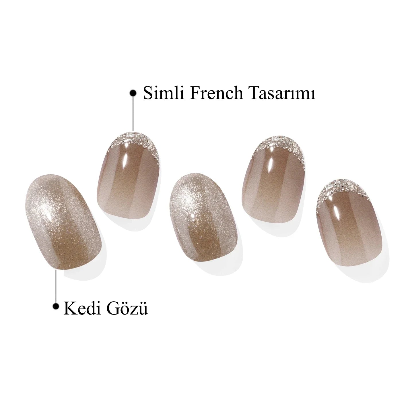 N Briller Jel Tırnak 30 Adet 2 Kullanım