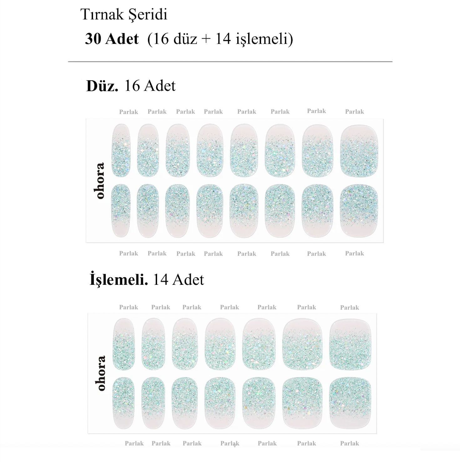 N Bubble Bomb Jel Tırnak 30 Adet 2 Kullanım