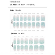 N Bubble Bomb Jel Tırnak 30 Adet 2 Kullanım