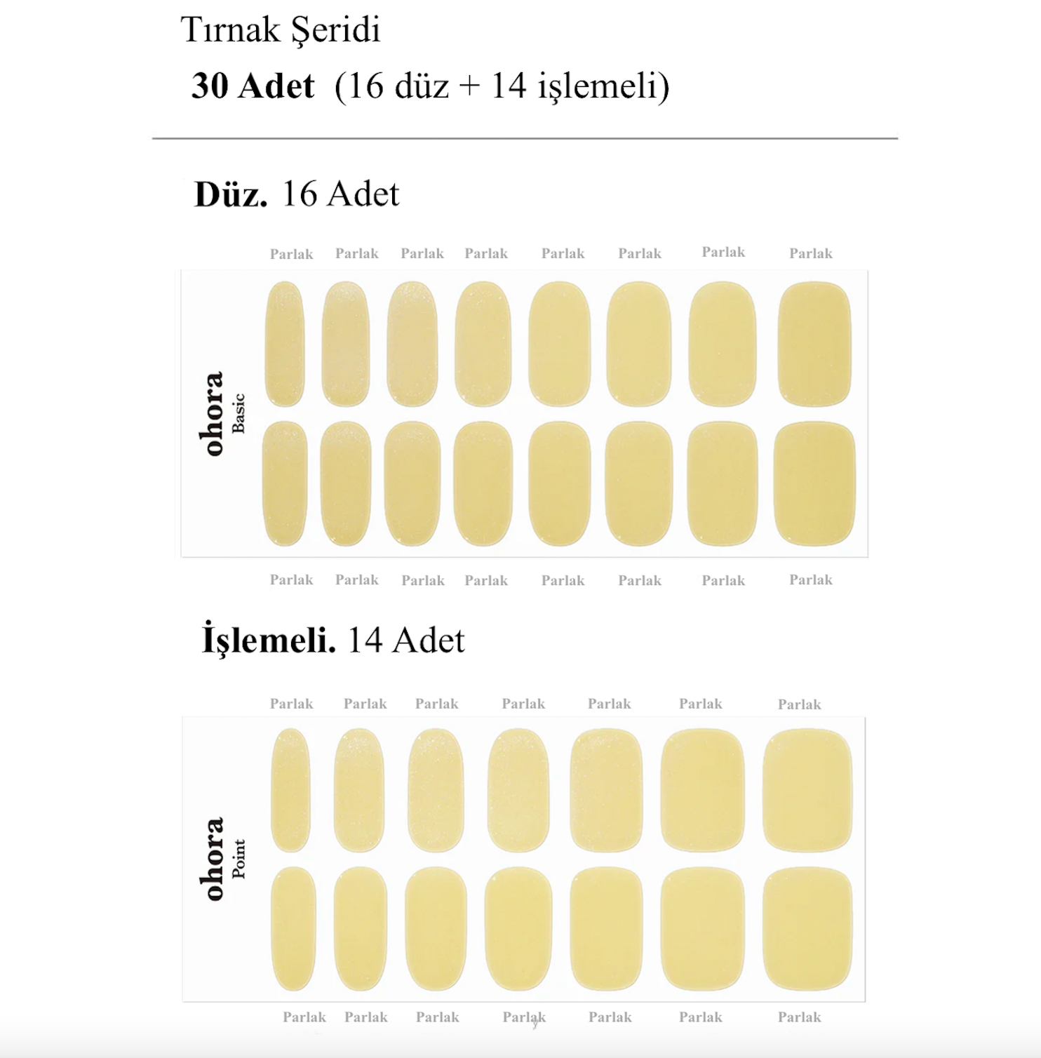 N Butter Chrome Jel Tırnak 30 Adet 2 Kullanım