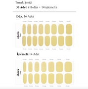 N Butter Chrome Jel Tırnak 30 Adet 2 Kullanım