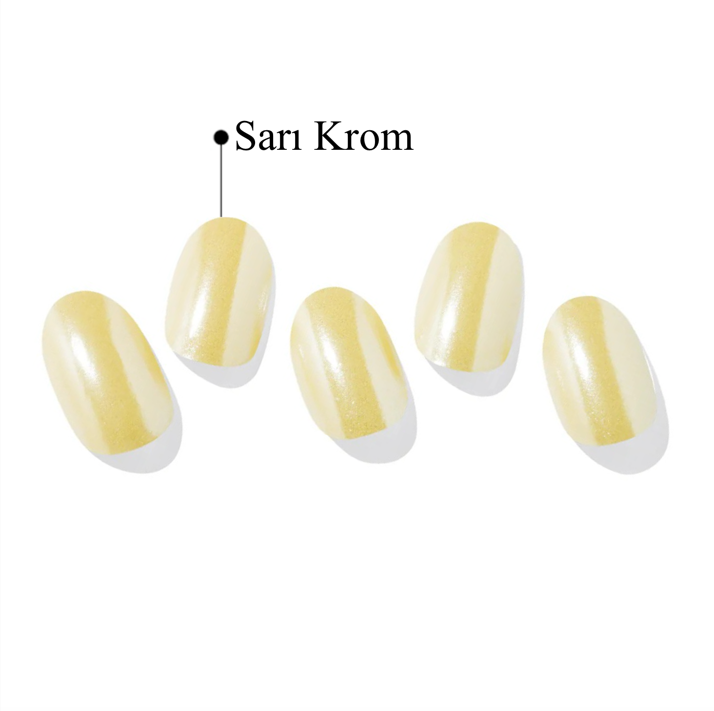 N Butter Chrome Jel Tırnak 30 Adet 2 Kullanım