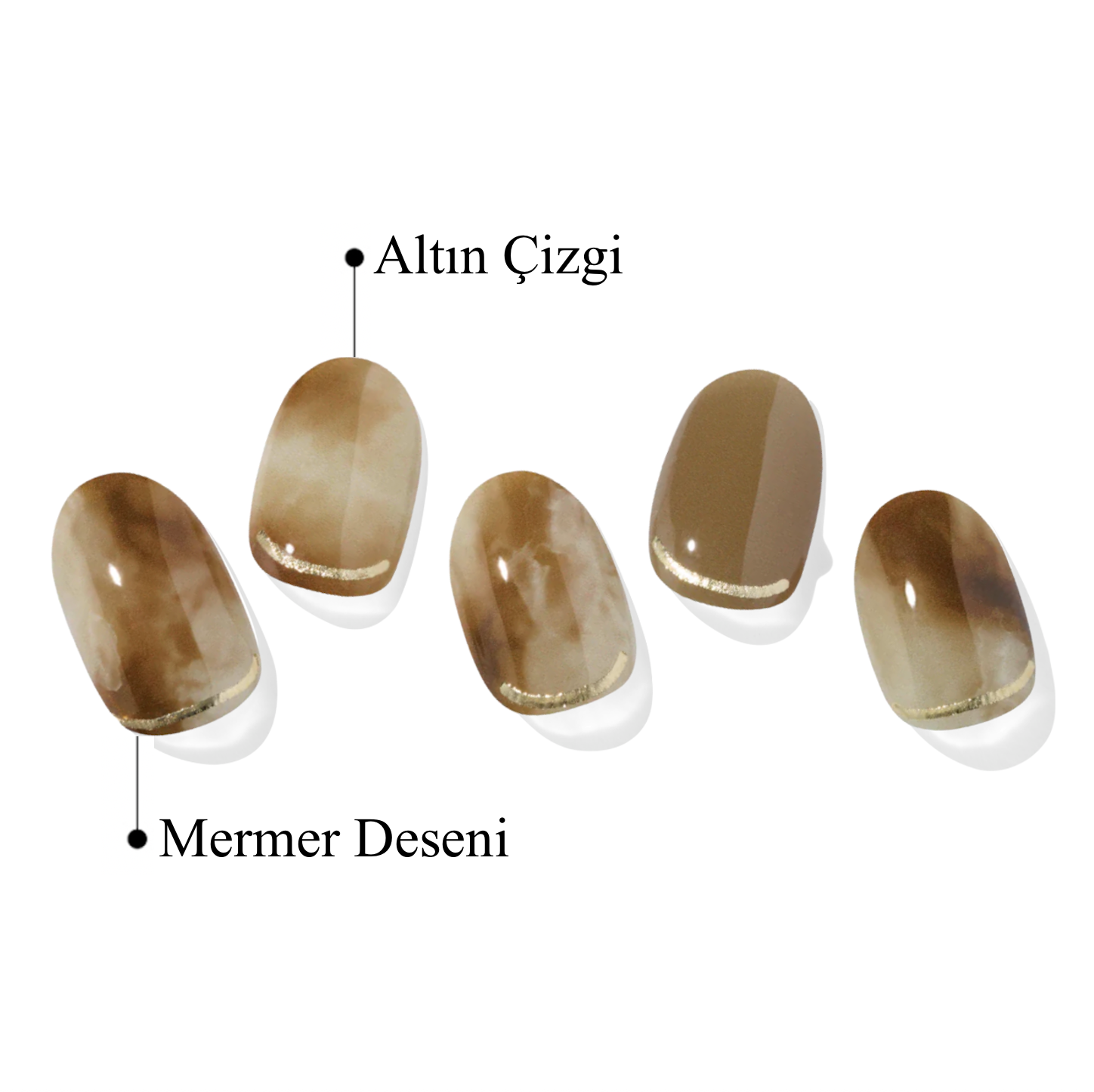 N Cafe Creme Jel Tırnak 30 Adet 2 Kullanım