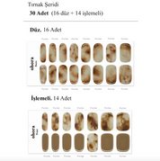N Cafe Creme Jel Tırnak 30 Adet 2 Kullanım
