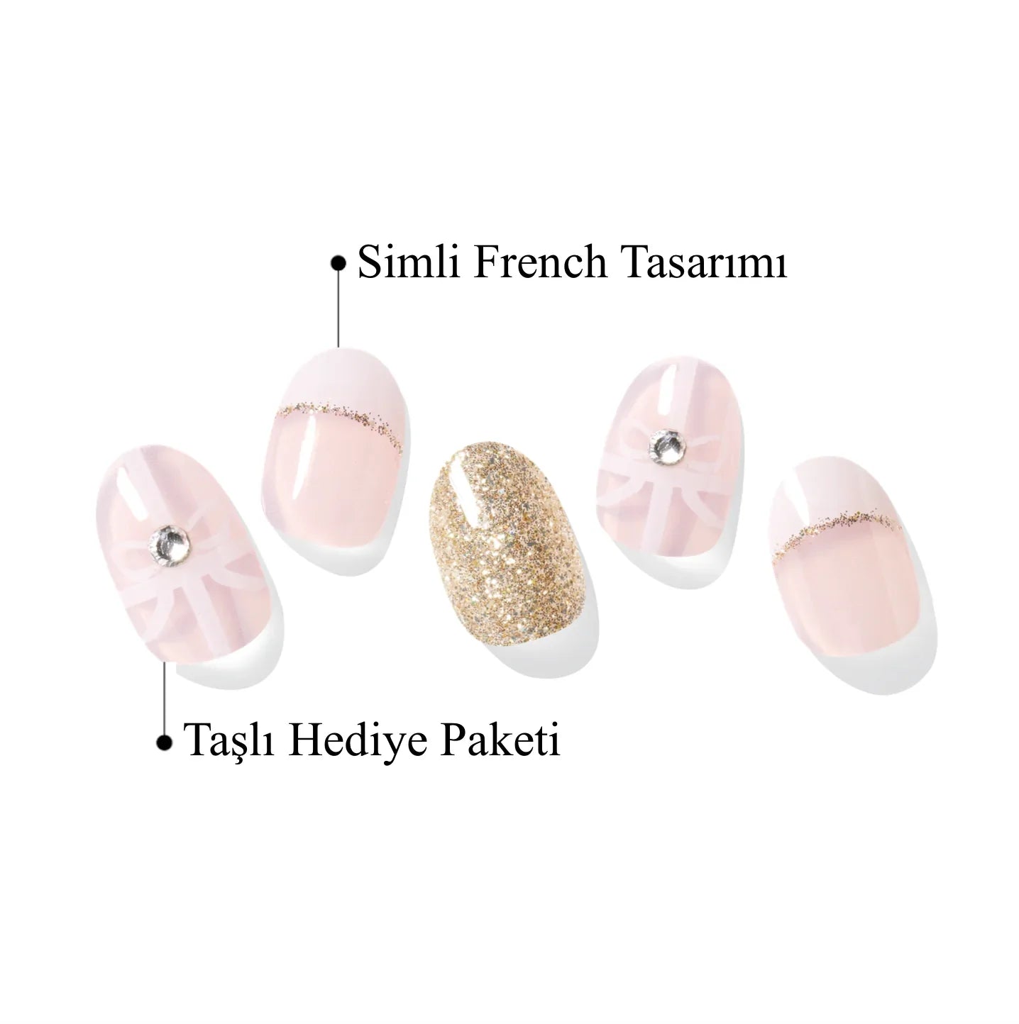 N Christmas Surprise Jel Tırnak 30 Adet 2 Kullanım