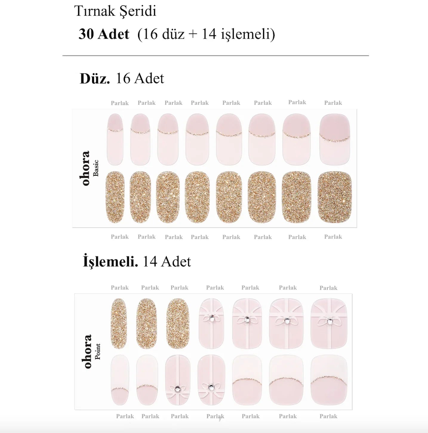 N Christmas Surprise Jel Tırnak 30 Adet 2 Kullanım