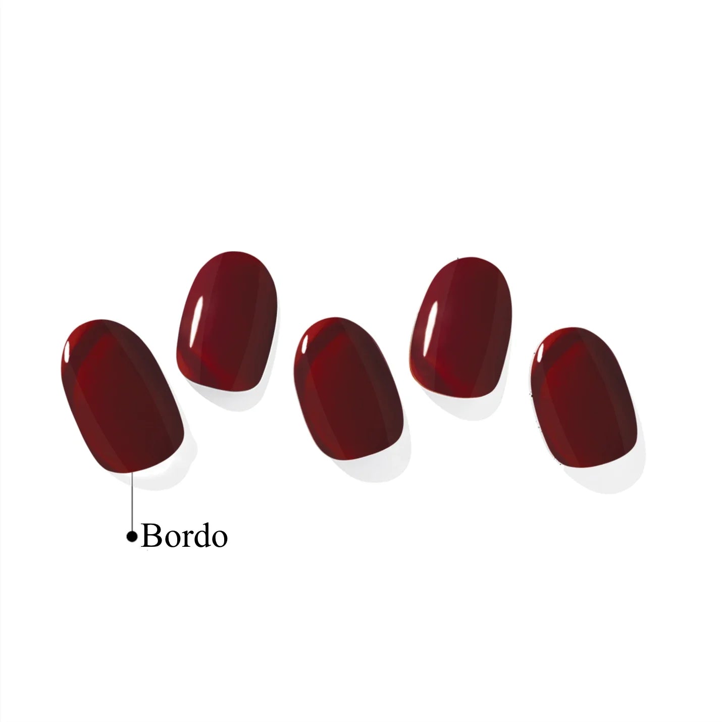 N Classic Burgundy Jel Tırnak 30 Adet 2 Kullanım