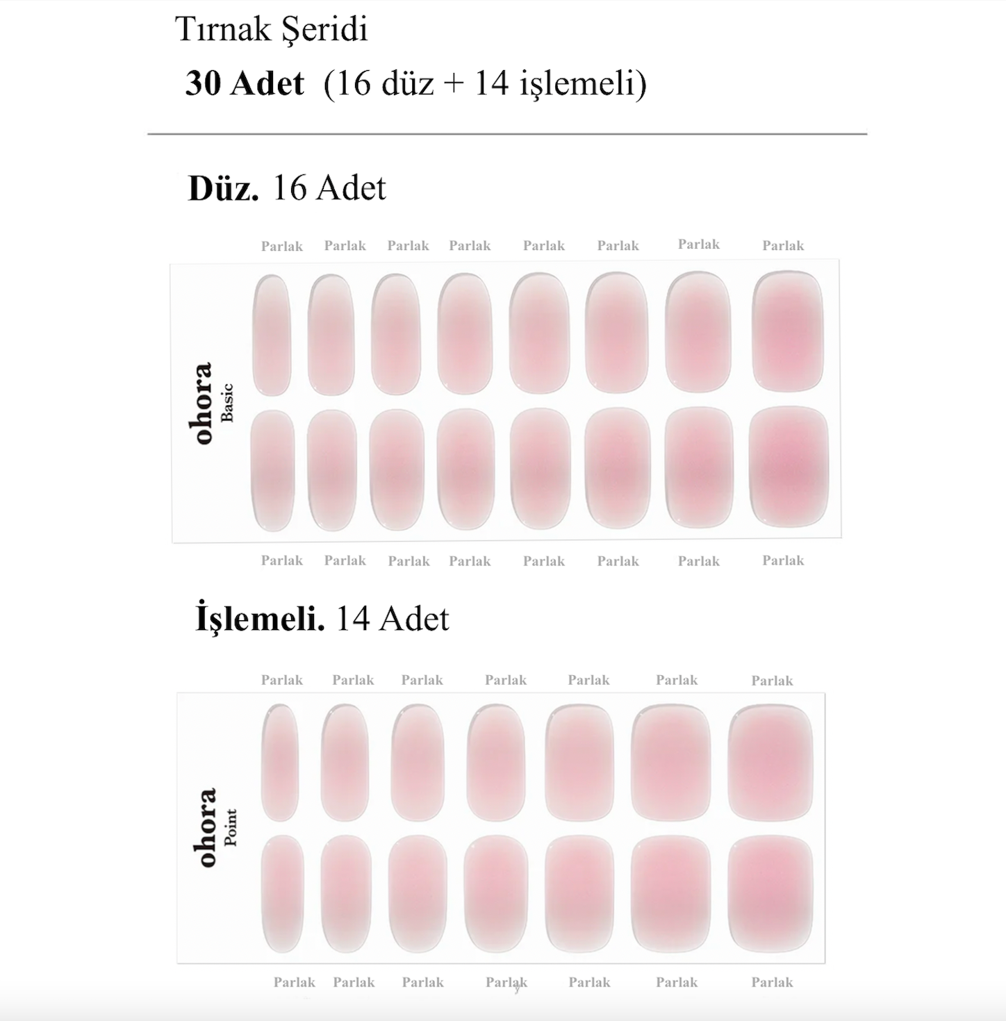 N Clean Girl Jel Tırnak 30 Adet 2 Kullanım